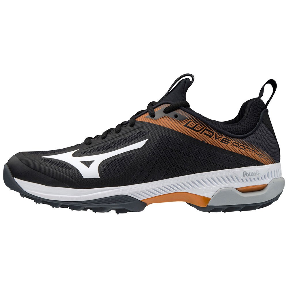 Mizuno Wave Panthera - Erkek Hokey Ayakkabısı - Siyah/Beyaz Türkiye (AYBCEJ-743)